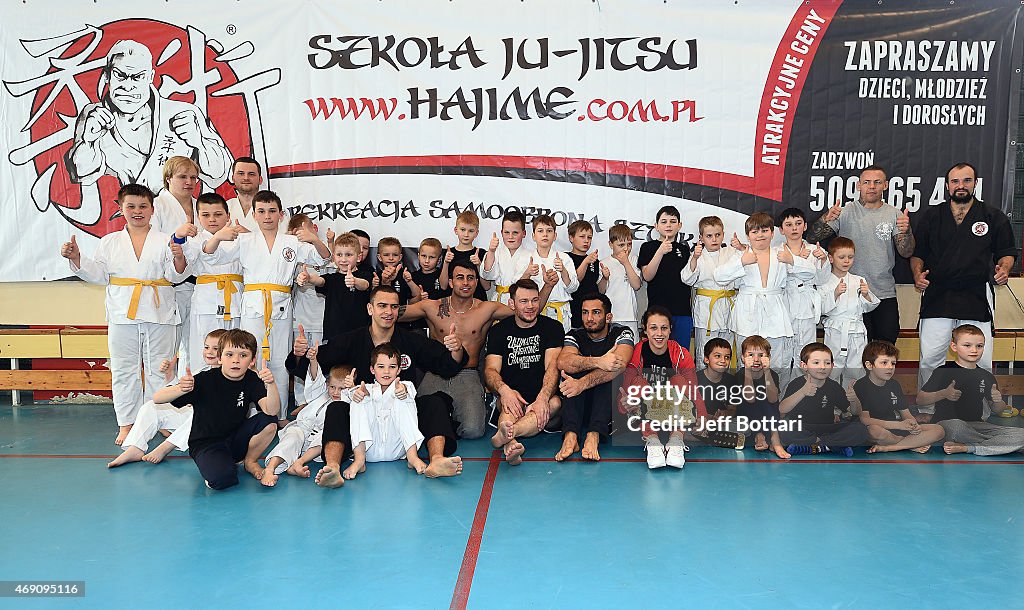 UFC Stars Inspire MMA Dreams At Krakow Jiu-Jitsu School