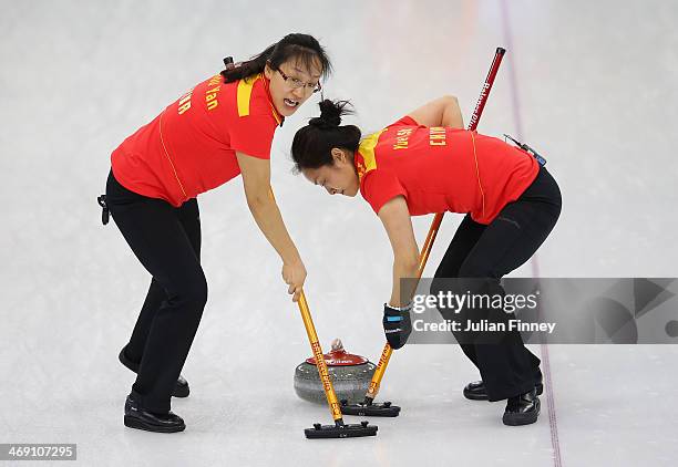Zhou Yan Curling Photos and Premium High Res Pictures Getty Images