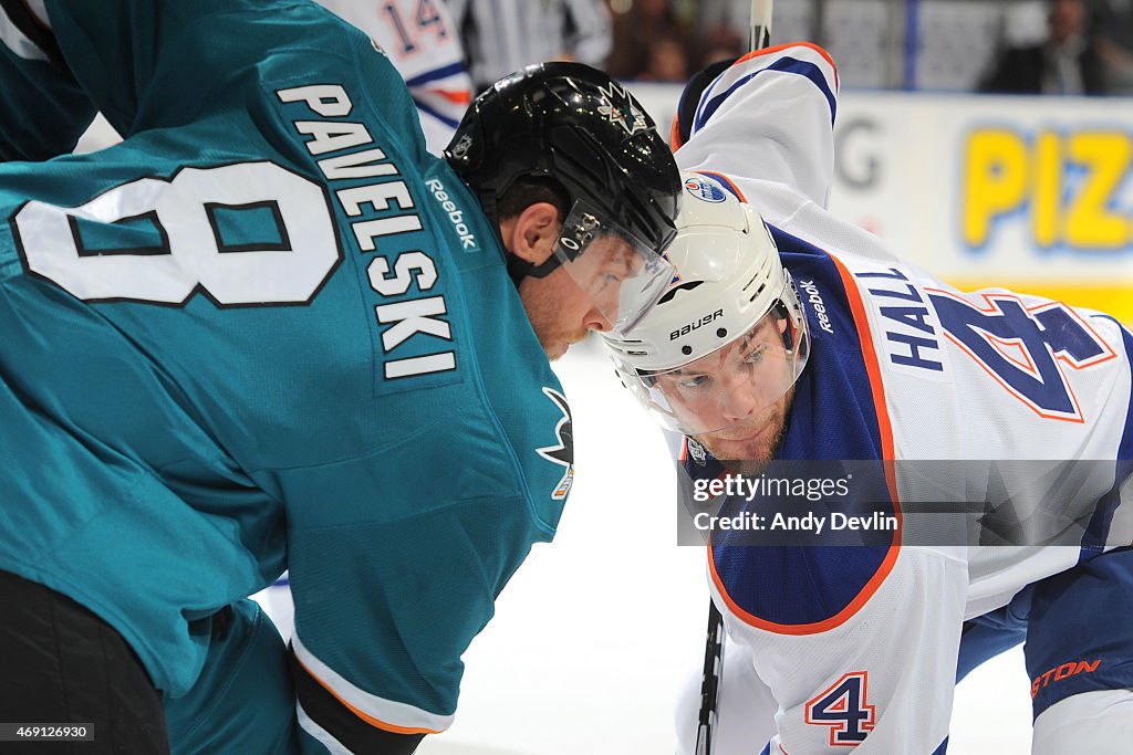 San Jose Sharks v Edmonton Oilers