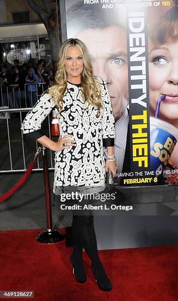 Actress Molly Sims arrives for the Premiere Of Universal Pictures' "Identity Thief" held at Mann Village Theater on February 4, 2013 in Westwood,...