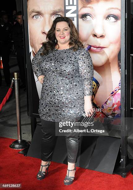 Actress Melissa McCarthy arrives for the Premiere Of Universal Pictures' "Identity Thief" held at Mann Village Theater on February 4, 2013 in...