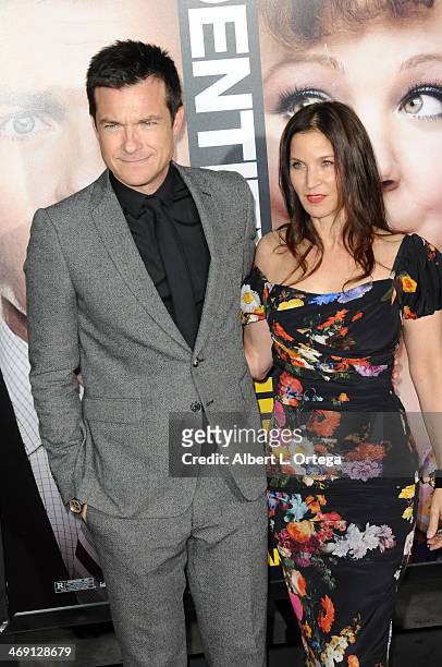 Actor Jason Bateman and wife Amanda Anka arrive for the Premiere Of Universal Pictures' "Identity Thief" held at Mann Village Theater on February 4,...