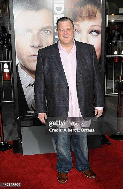 Actor Billy Gardell arrives for the Premiere Of Universal Pictures' "Identity Thief" held at Mann Village Theater on February 4, 2013 in Westwood,...