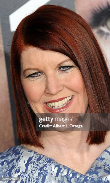 Actress Kate Flannery arrives for the Premiere Of Universal Pictures' "Identity Thief" held at Mann Village Theater on February 4, 2013 in Westwood,...