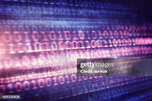 Closeup Binary Code High-Res Vector Graphic - Getty Images