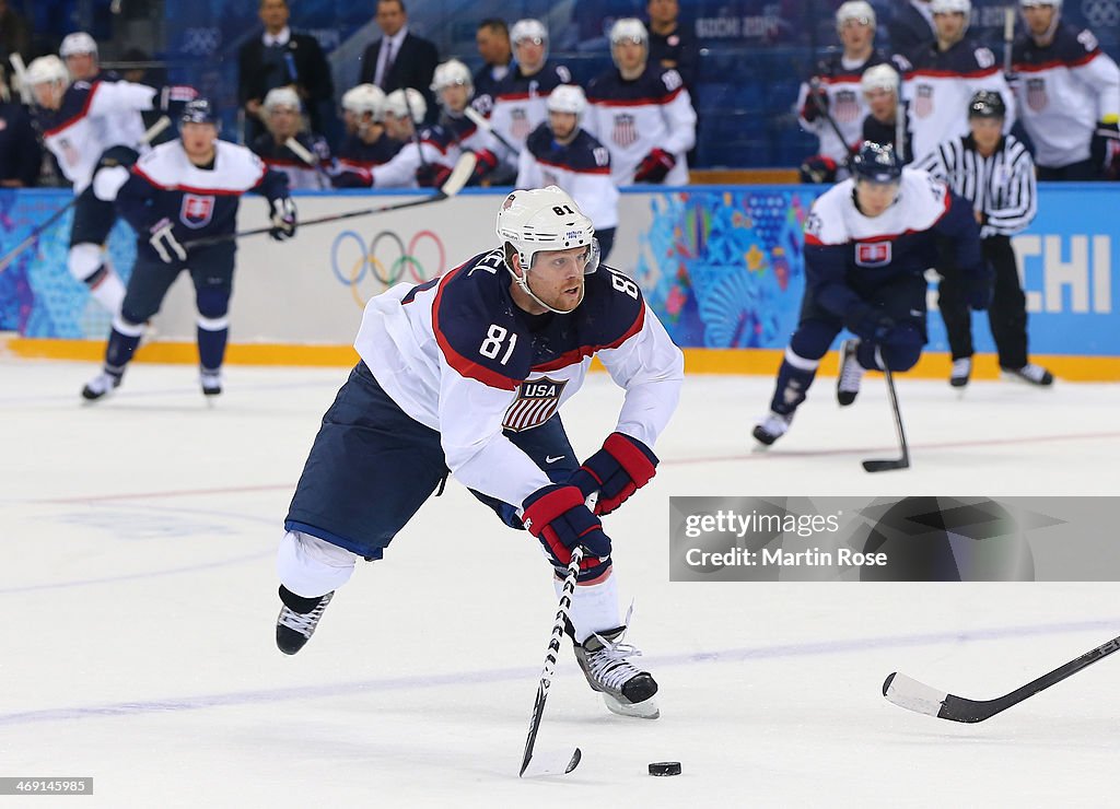 Ice Hockey - Winter Olympics Day 6 - Slovakia v United States