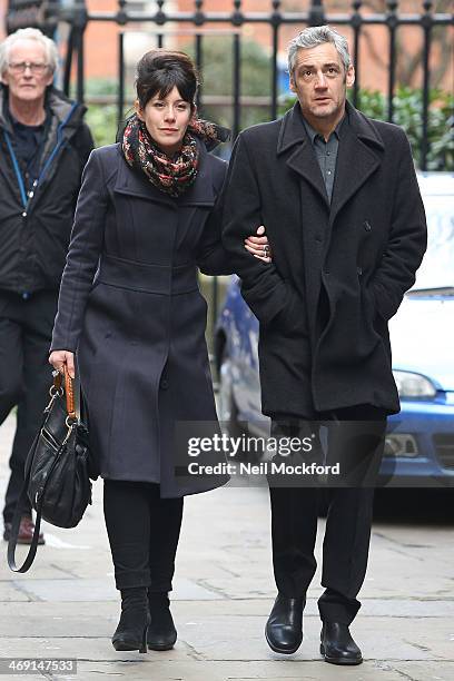 Graham Hawley attends the funeral of Roger Lloyd-Pack at St Paul's Church in Covent Garden on February 13, 2014 in London, England.