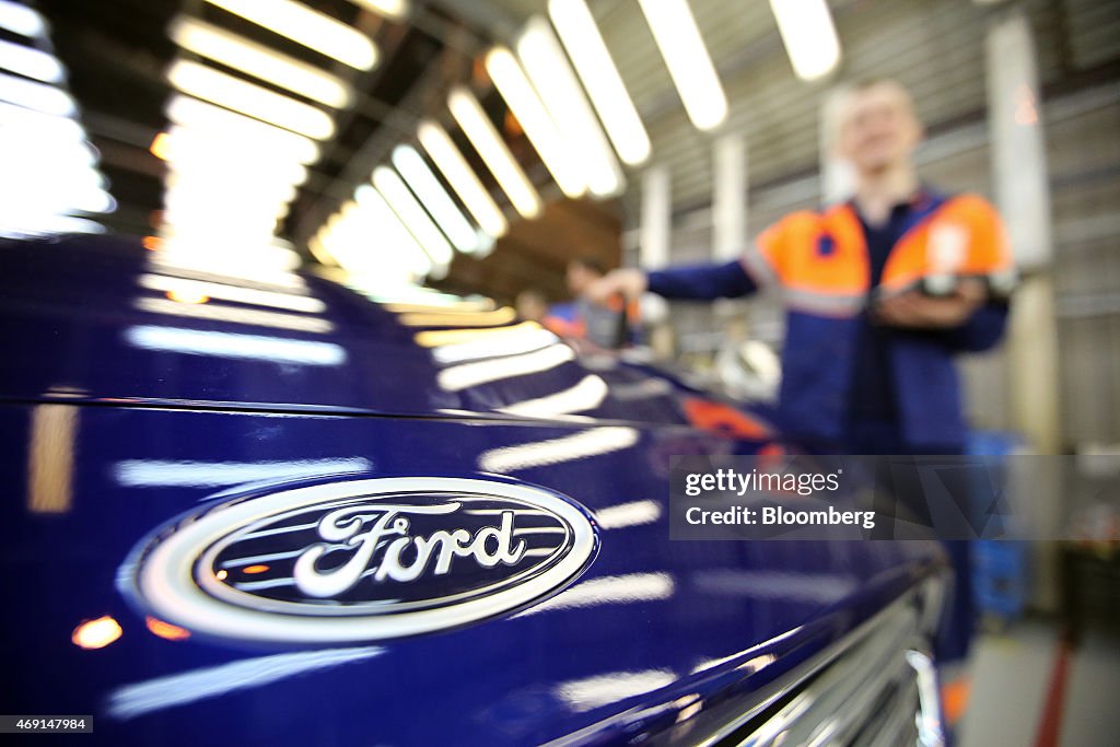 New Ford Mondeo Automobile Production Line At Ford Inc.'s Russia Plant