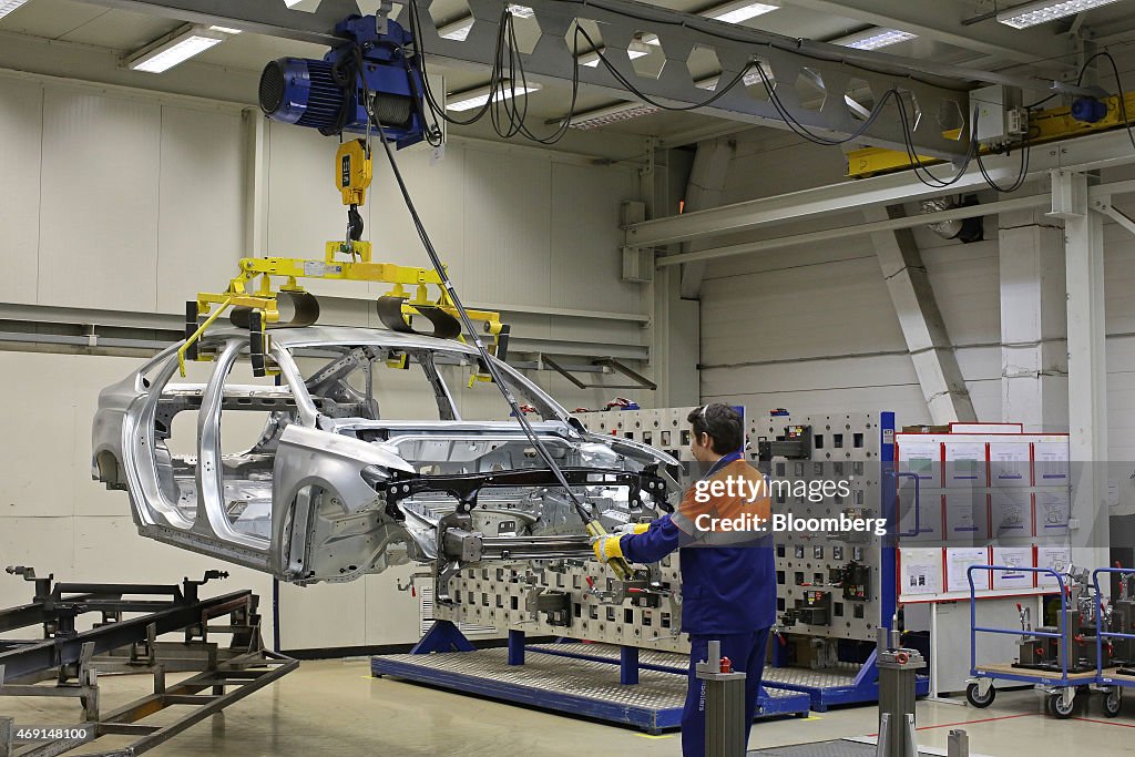 New Ford Mondeo Automobile Production Line At Ford Inc.'s Russia Plant
