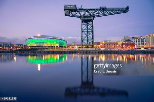 die scottish hydro-arena, glasgow - scottish exhibition and conference center stock-fotos und bilder