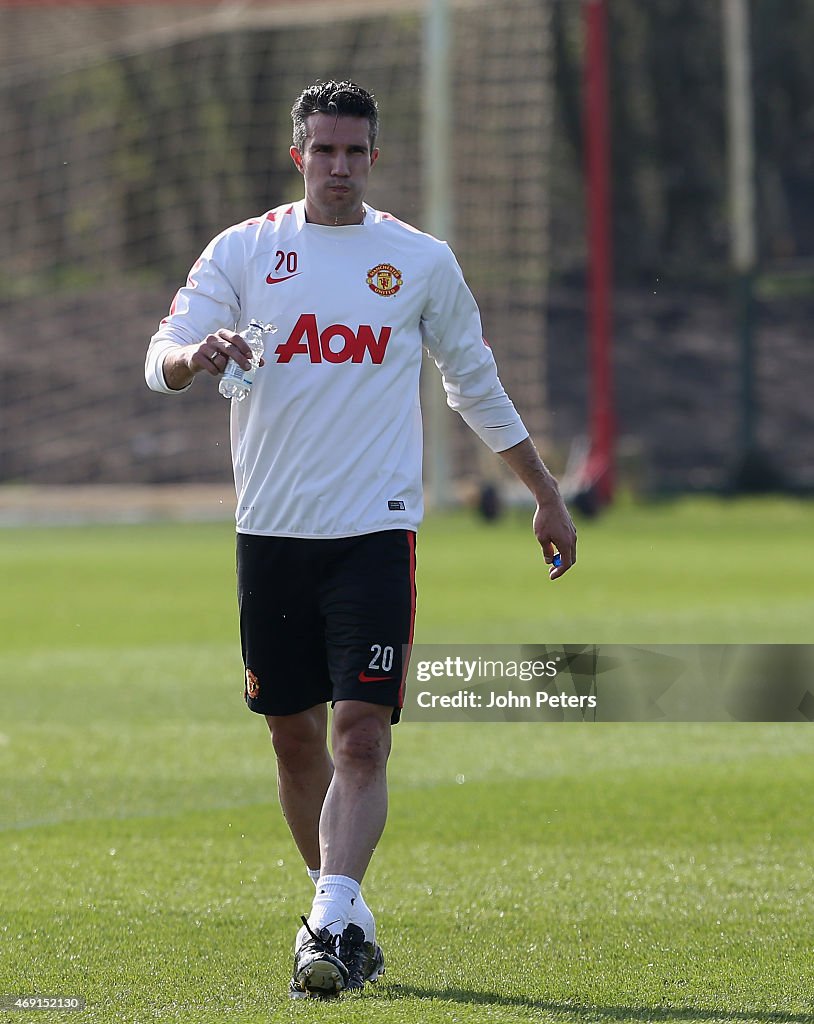 Manchester United Training and Press Conference