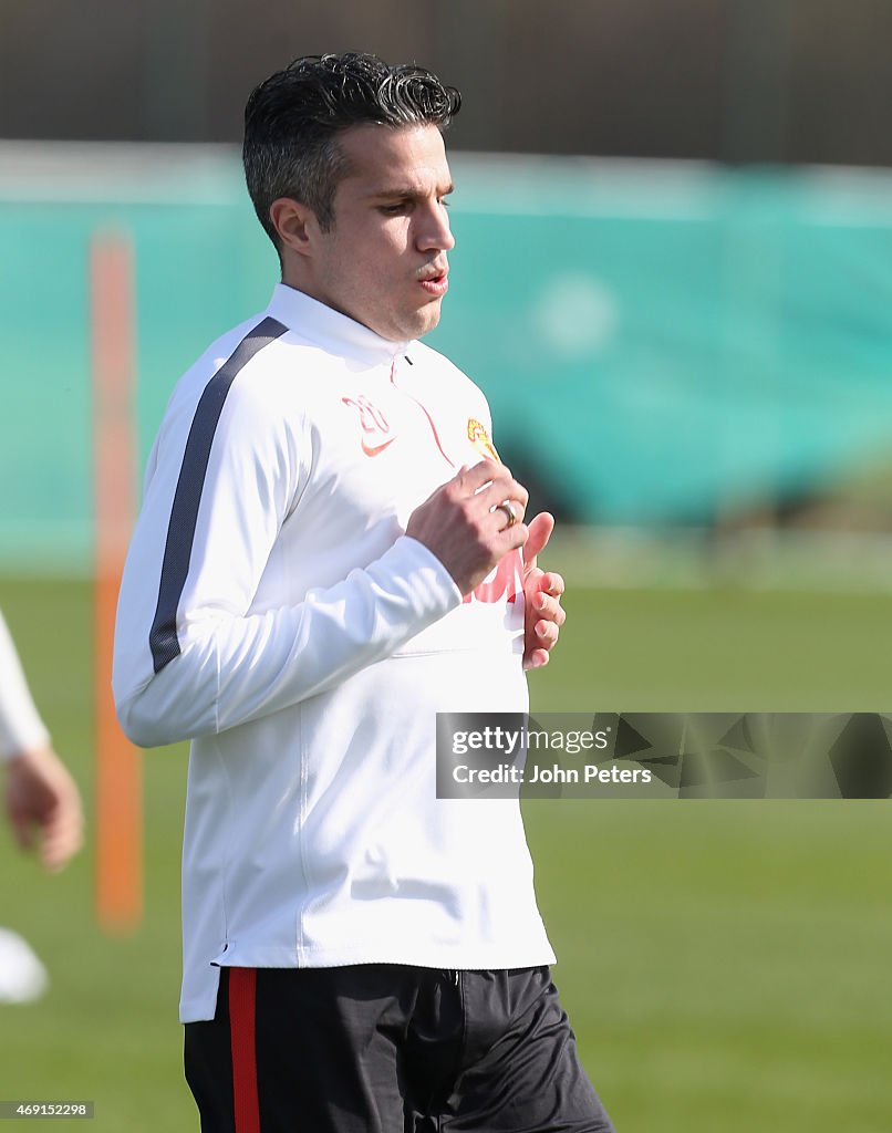 Manchester United Training and Press Conference