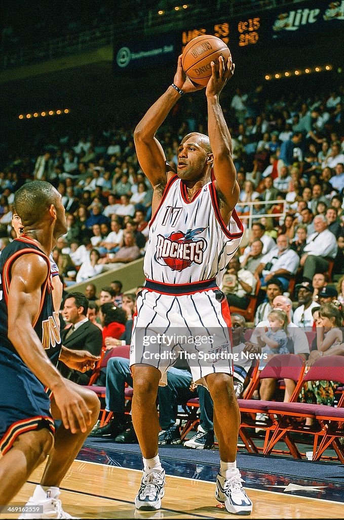 Dever Rockets Mario Elie of the Houston Rockets moves the ball during the game ...