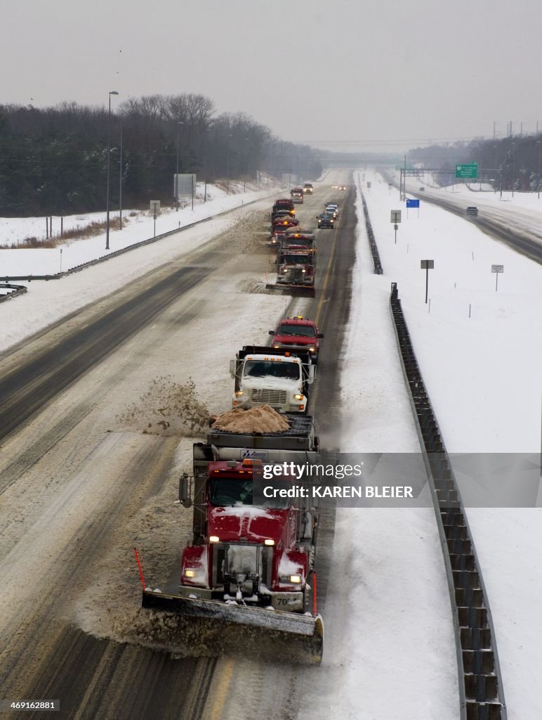 US-WEATHER-SNOW-METRO AREA