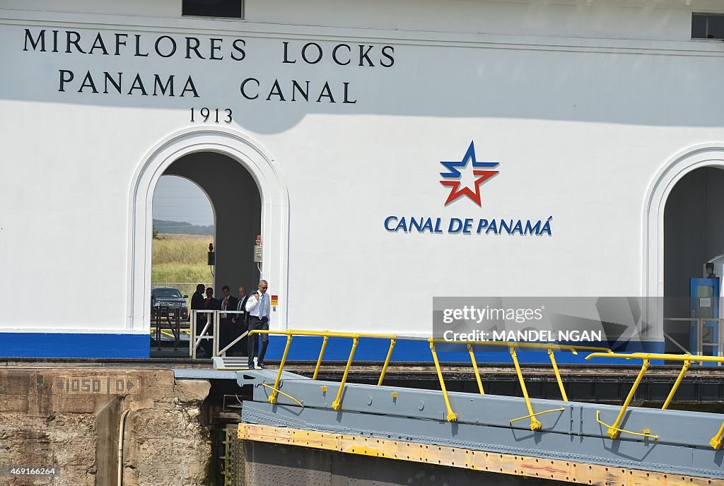 PANAMA-AMERICAS-SUMMIT-OBAMA-CANAL