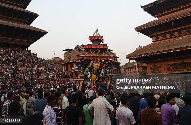 Bisket 524 Bisket Jatra Festival Celebrated In Nepal Stock Photos, High-Res ...