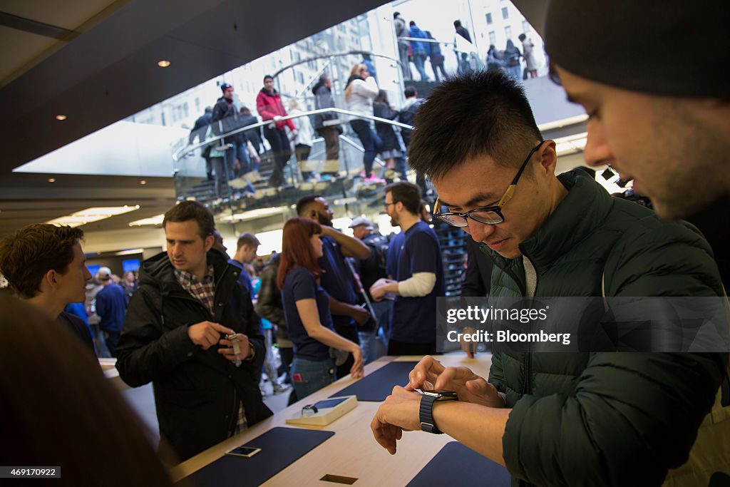 Inside An Apple Inc. Store As The Apple Watch Is Previewed