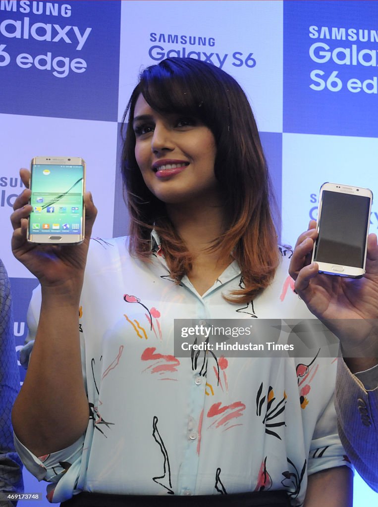 Huma Quereshi At Launch Of Samsung Galaxy S6 Edge