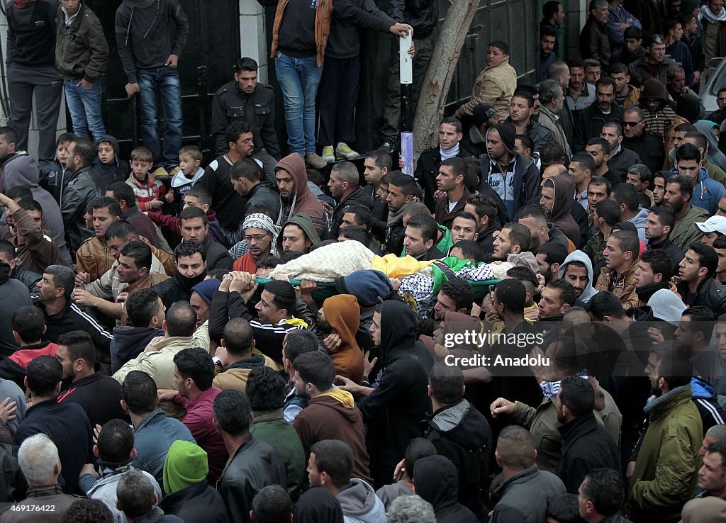 Funeral of Palestinian cousins in Hebron, West Bank