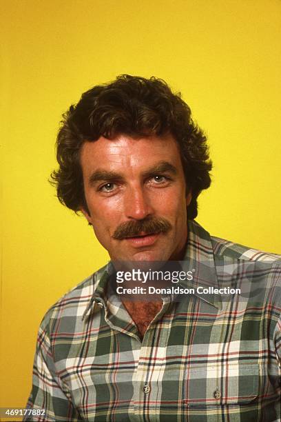 Actor Tom Selleck poses for a portrait in 1980 in Los Angeles, California.