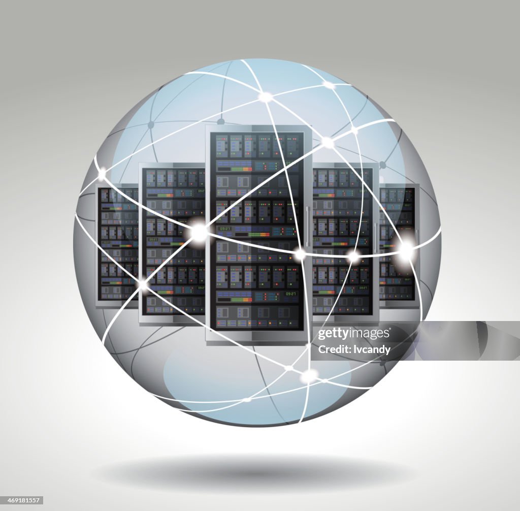 Servidor na rede de esfera