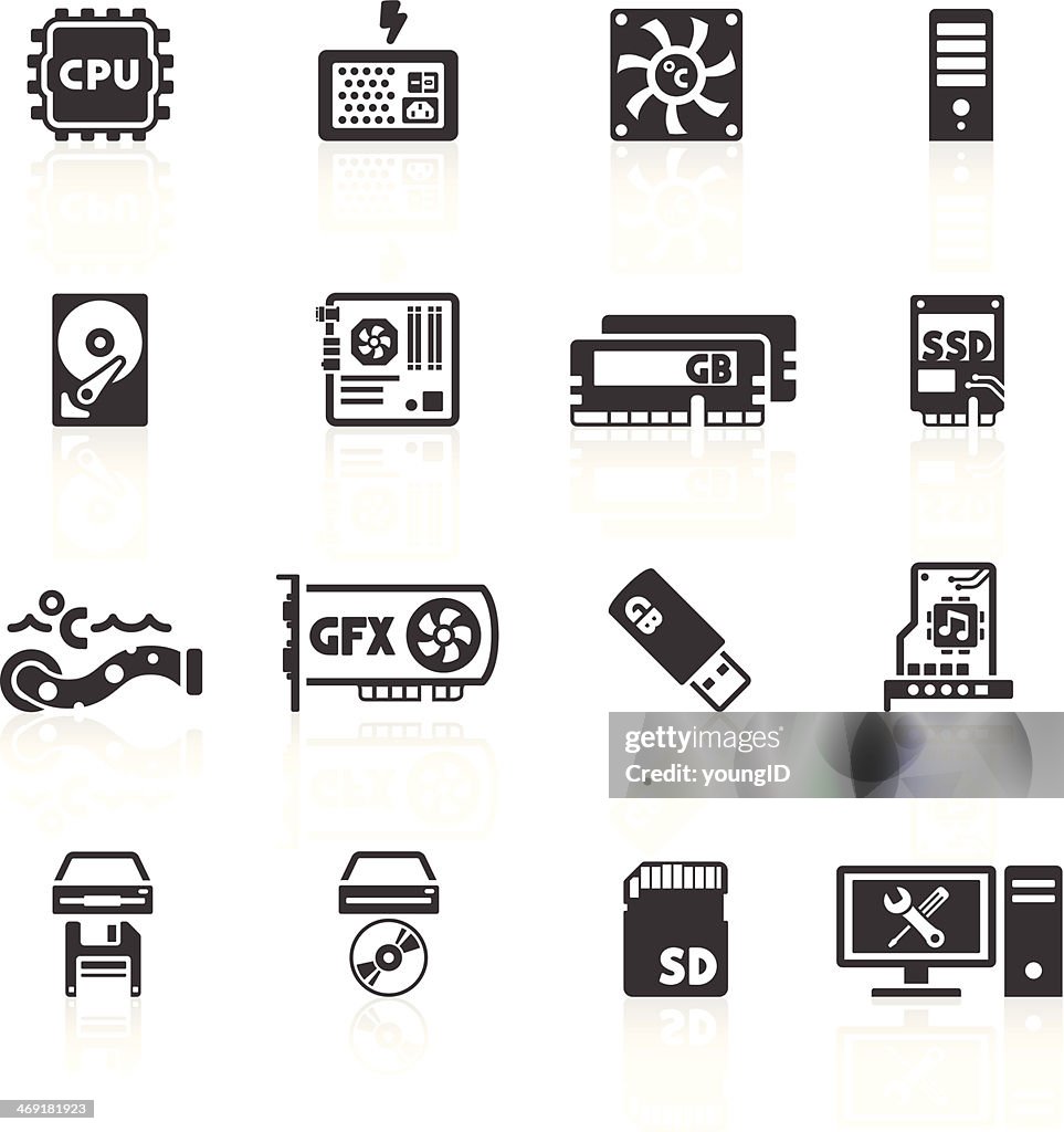 Computer Components Icons