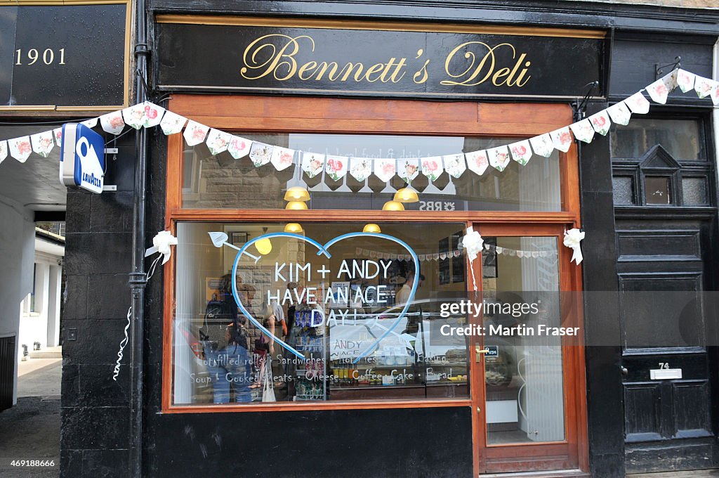 Preparations Ahead Of The Wedding Of Andy Murray And Kim Sears