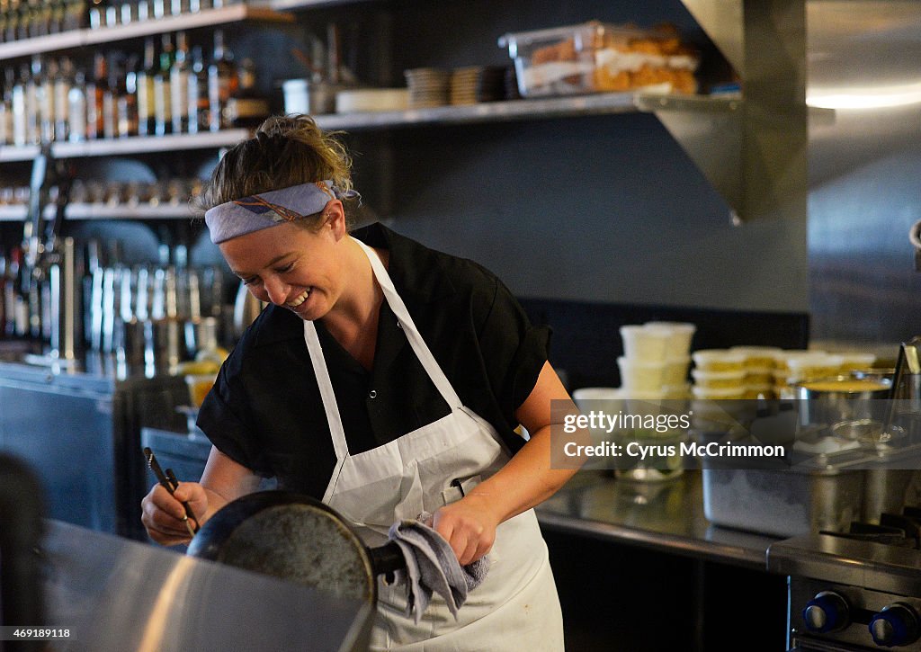 The surge in Asian noodle bowl shops has come to Colorado.   Sous chef Anna Walter pieces together a ramen at Cho77, 42 S. Broadway in Denver.