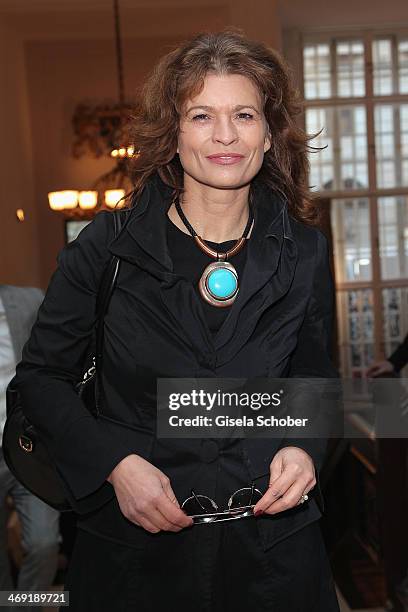 Gabriele Scharnitzky attends the FilmFernsehFonds Bayern reception at Bayerische Landesvertretung on February 13, 2014 in Berlin, Germany.