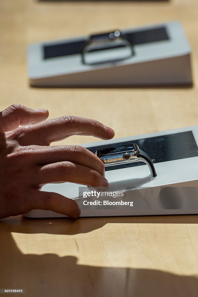 Inside An Apple Inc. Store As The Apple Watch Is Previewed