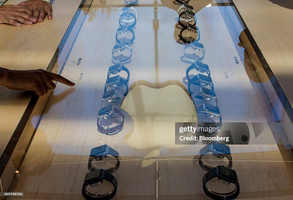 Inside An Apple Inc. Store As The Apple Watch Is Previewed