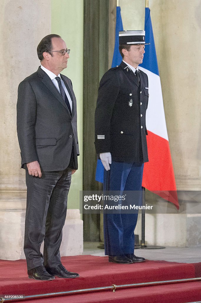 State Dinner In Honor of Indian Prime Minister Narendra Modi At Elysee Palace