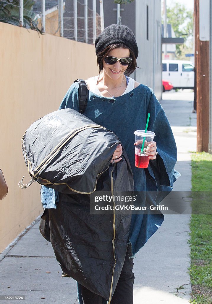 Celebrity Sightings In Los Angeles - April 10, 2015