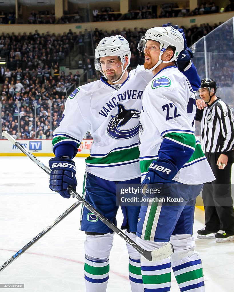 Vancouver Canucks v Winnipeg Jets