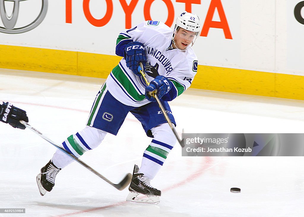 Vancouver Canucks v Winnipeg Jets