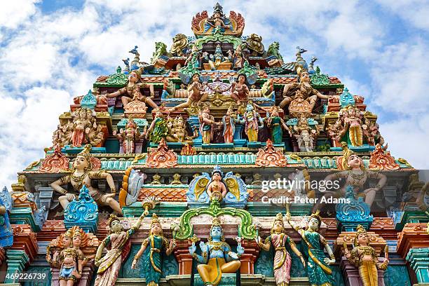 kapaleeswarar hindu temple, chennai, (madras) - madras indien stock pictures, royalty-free photos & images