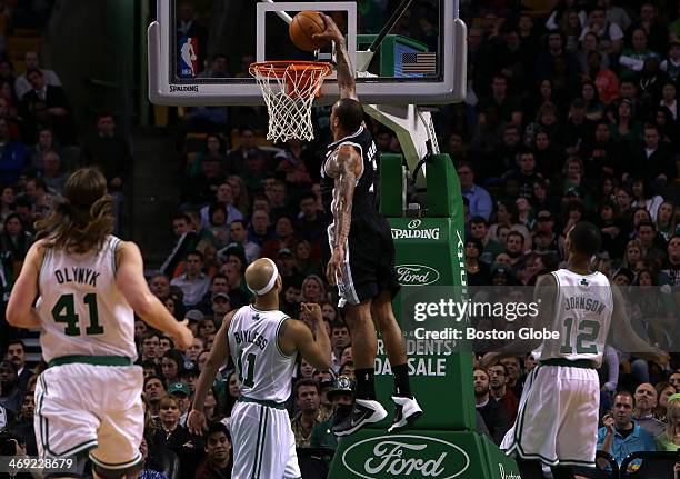 San Antonio Spurs point guard Shannon Brown went coast to coast ending with a monster jam in the third period. The Celtics play the San Antonio Spurs...