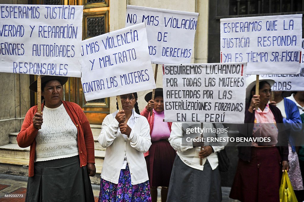 PERU-STERILIZATION-VICTIMS