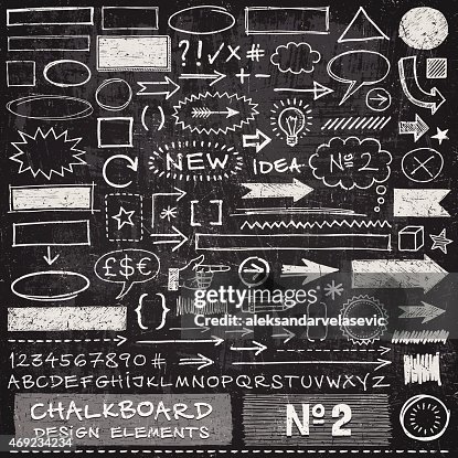 Chalkboard Design Elements Chalkboard Design Elements