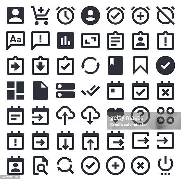 stockillustraties, clipart, cartoons en iconen met essential icons set 2 | 49ers series - restaureren