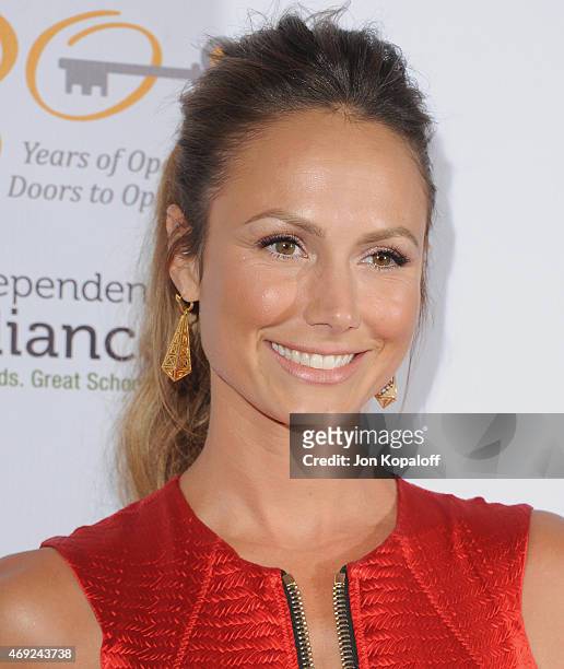 Actress Stacy Keibler arrives at The Independent School Alliance For Minority Affairs Impact Awards Dinner at Four Seasons Beverly Wilshire Hotel Los...