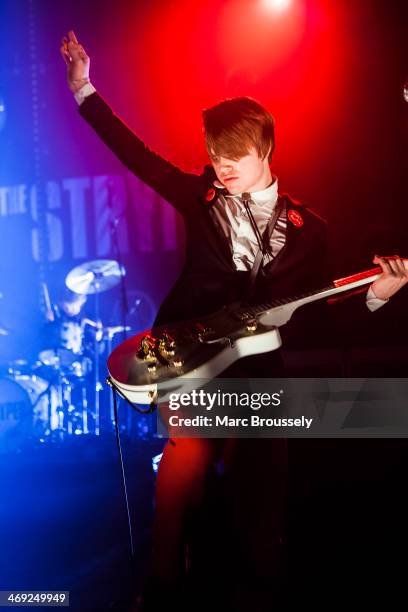 Josh McClorey of The Strypes performs on stage for the NME Awards Show at Shepherds Bush Empire on February 13, 2014 in London, United Kingdom.