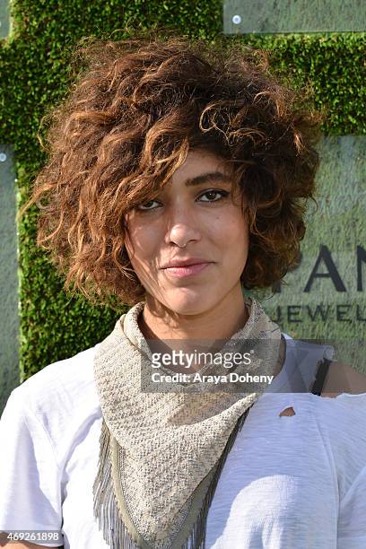 Christina Caradona attends the PANDORA Jewelry and Siwy Denim fashion show at the PANDORA Jewelry Experience #ArtofYou on April 10, 2015 in Palm...