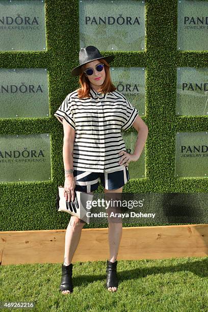 Corey Lynn Calter attends the PANDORA Jewelry and Siwy Denim fashion show at the PANDORA Jewelry Experience #ArtofYou on April 10, 2015 in Palm...