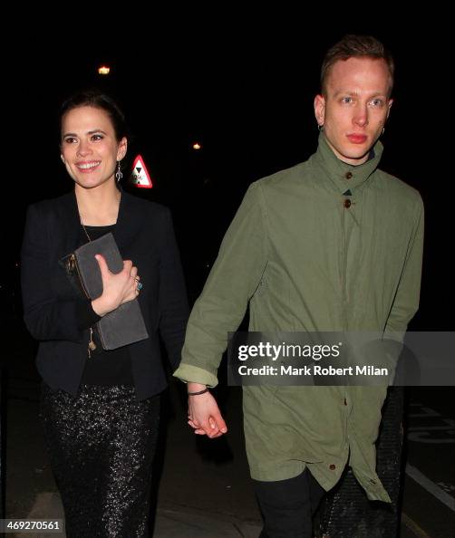 Hayley Atwell attending the Hunger Magazine issue launch party on