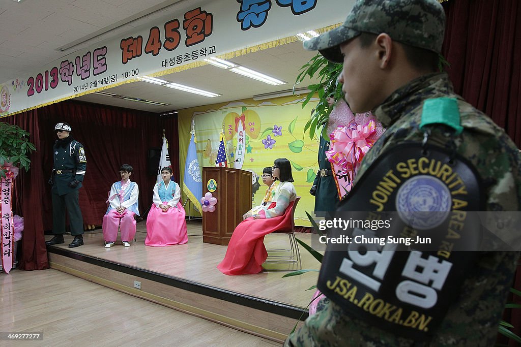 Elementary School Graduation In Korean Demilitarized Zone