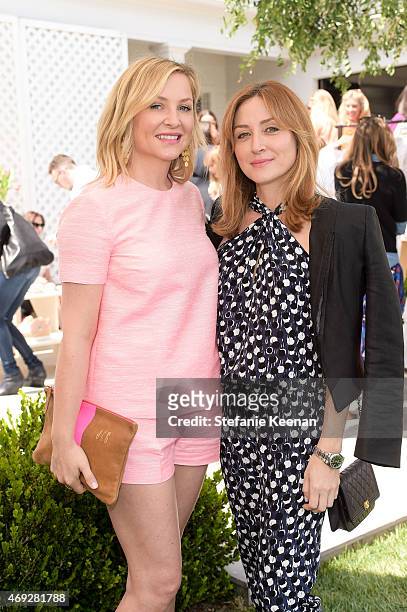Jessica Capshaw and Sasha Alexander attend HEART Brunch featuring Stella McCartney on April 10, 2015 in Los Angeles, California.