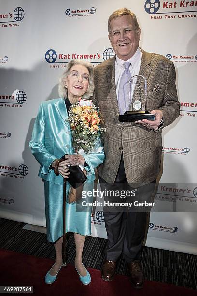Marsha Hunt and Ken Howard attend the 7th Annual Annual Kat Kramer's Films That Change The World Screening Series at The Canon USA, Inc. Screening...