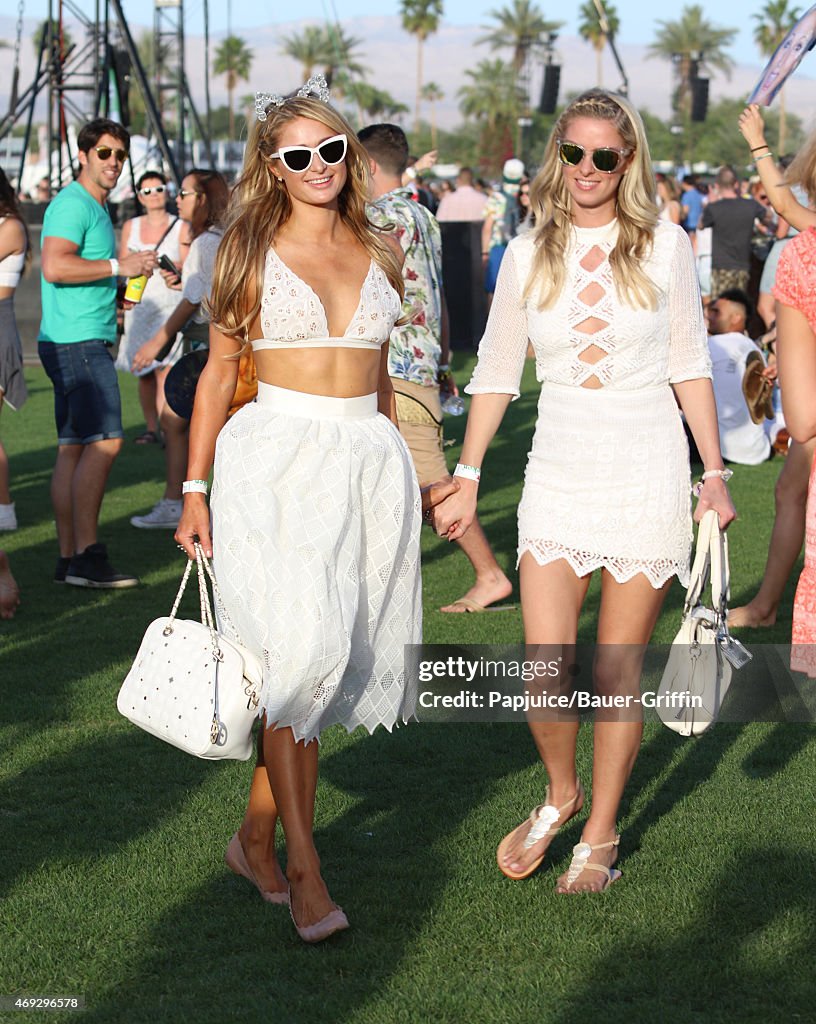 Celebrity Sights at the 2015 Coachella Valley Music And Arts Festival - Weekend 1