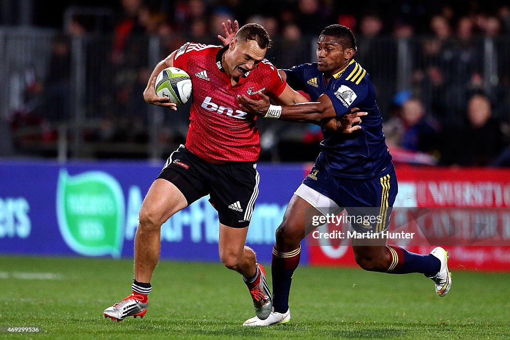 Super Rugby Rd 9 - Crusaders v Highlanders